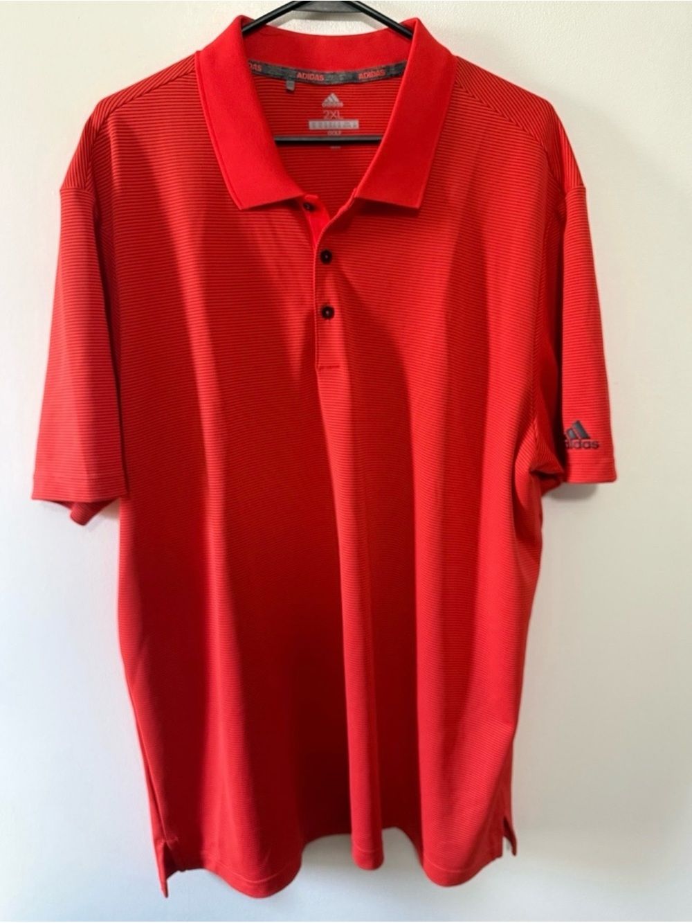 adidas Red Men’s Performance Polo